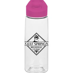 Clear Impact Flair Bottle with Flip Carry Lid - 26 oz