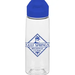 Clear Impact Flair Bottle with Flip Carry Lid - 26 oz