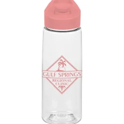Clear Impact Flair Bottle with Flip Carry Lid - 26 oz