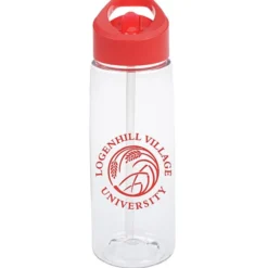 Clear Impact Flair Bottle with Flip Straw Lid - 26 oz