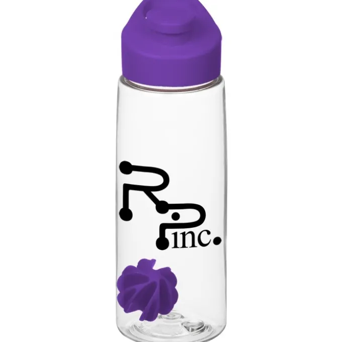 Clear Impact Flair Bottle with Flip Carry Lid - 26 oz - Shaker