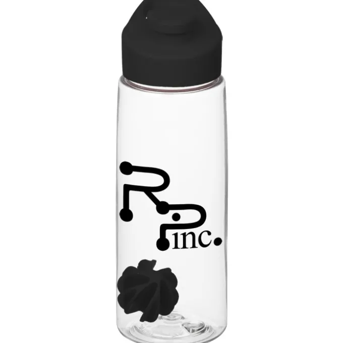 Clear Impact Flair Bottle with Flip Carry Lid - 26 oz - Shaker