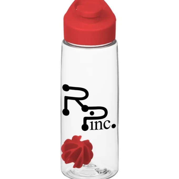 Clear Impact Flair Bottle with Flip Carry Lid - 26 oz - Shaker