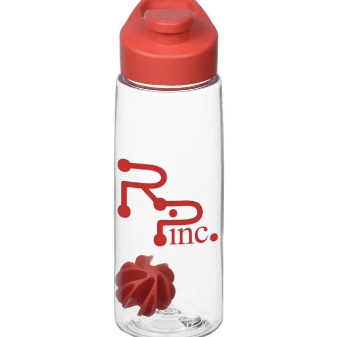 Clear Impact Flair Bottle with Flip Carry Lid - 26 oz - Shaker