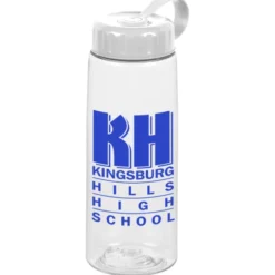 Clear Impact Flair Bottle with Tethered Lid - 26 oz