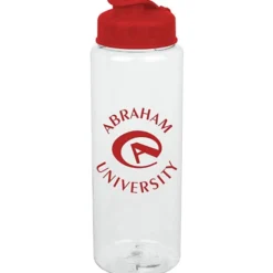 Clear Impact Guzzler Sport Bottle with Flip Lid - 32 oz