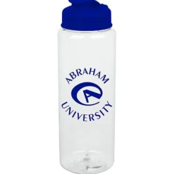 Clear Impact Guzzler Sport Bottle with Flip Lid - 32 oz