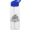 Clear Impact Guzzler Sport Bottle with Flip Straw Lid - 32 oz