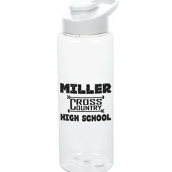 Clear Impact Guzzler Sport Bottle with Flip Carry Lid - 32 oz