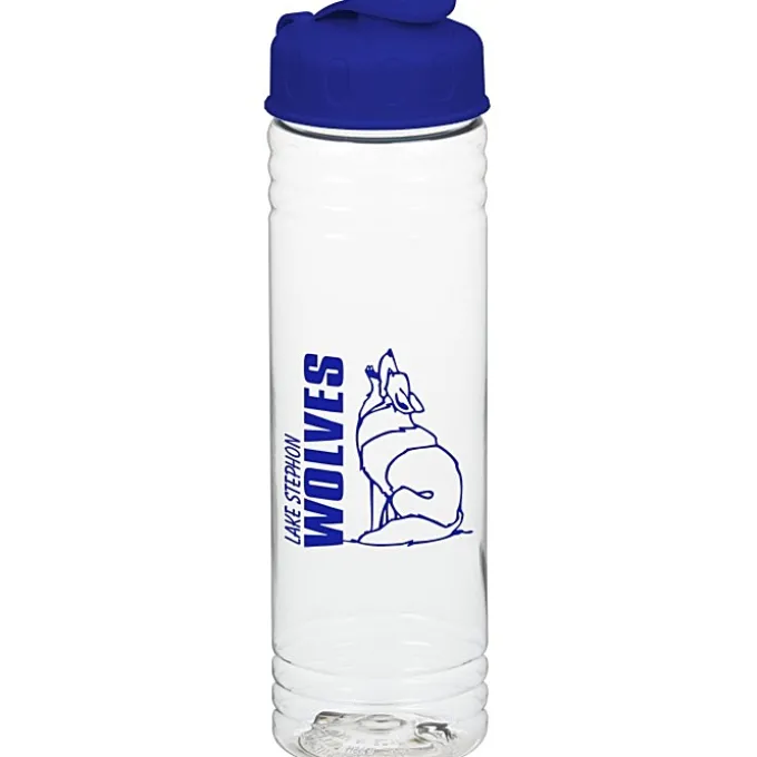 Clear Impact Halcyon Water Bottle with Flip Lid - 24 oz