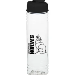 Clear Impact Halcyon Water Bottle with Flip Lid - 24 oz