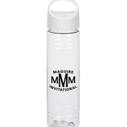 Clear Impact Halcyon Water Bottle with Oval Crest Lid - 24 oz