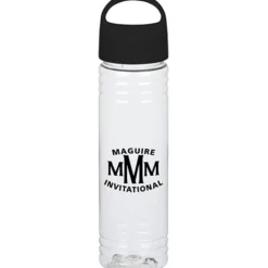 Clear Impact Halcyon Water Bottle with Oval Crest Lid - 24 oz
