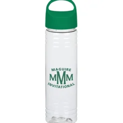 Clear Impact Halcyon Water Bottle with Oval Crest Lid - 24 oz