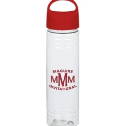 Clear Impact Halcyon Water Bottle with Oval Crest Lid - 24 oz
