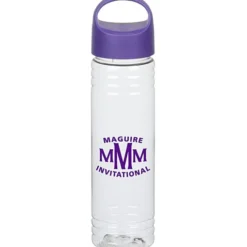 Clear Impact Halcyon Water Bottle with Oval Crest Lid - 24 oz