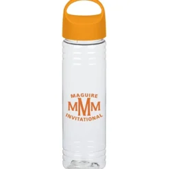 Clear Impact Halcyon Water Bottle with Oval Crest Lid - 24 oz