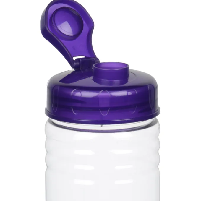 Clear Impact Halcyon Water Bottle with Flip Drink Lid - 24 oz
