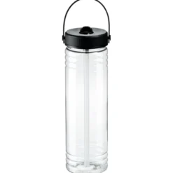Clear Impact Halcyon Water Bottle with Folding Flip Straw Lid - 24 oz.