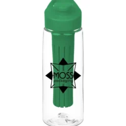 Clear Impact Infuser Flair Bottle with Flip Carry Lid - 26 oz