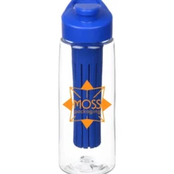Clear Impact Infuser Flair Bottle with Flip Carry Lid - 26 oz
