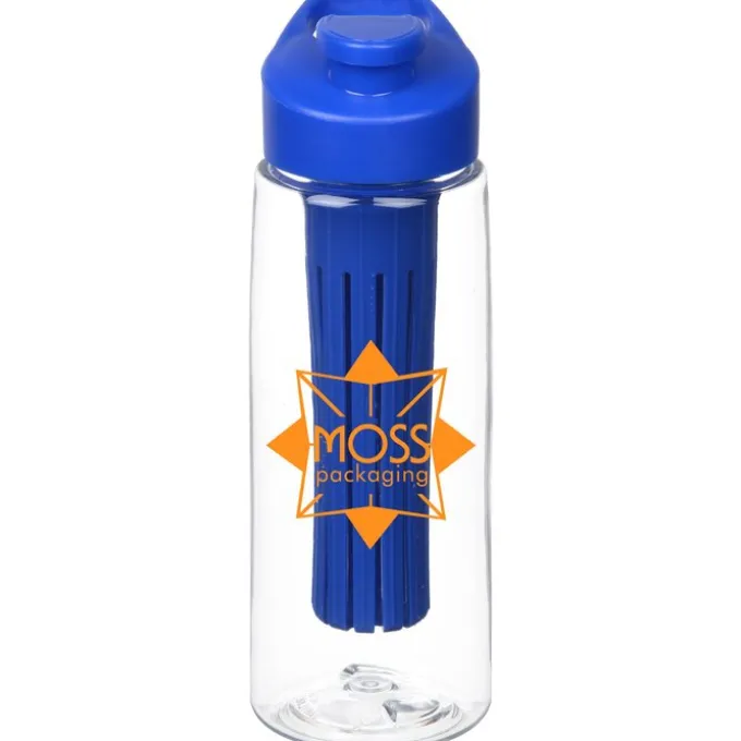 Clear Impact Infuser Flair Bottle with Flip Carry Lid - 26 oz