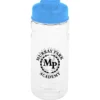 Clear Impact Line Up Bottle with Flip Lid - 20 oz