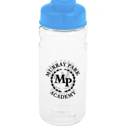 Clear Impact Line Up Bottle with Flip Lid - 20 oz