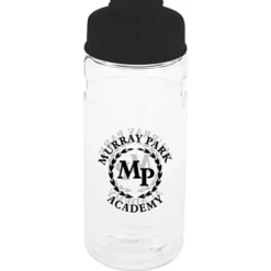Clear Impact Line Up Bottle with Flip Lid - 20 oz