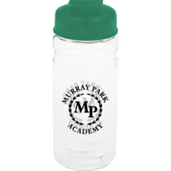 Clear Impact Line Up Bottle with Flip Lid - 20 oz