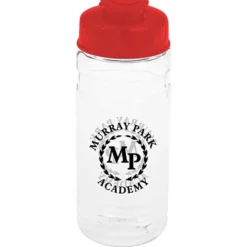 Clear Impact Line Up Bottle with Flip Lid - 20 oz
