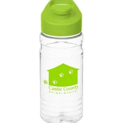 Clear Impact Line Up Bottle with Flip Carry Lid - 20 oz