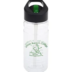Clear Impact Line Up Bottle with Two-Tone Flip Straw Lid - 20 oz
