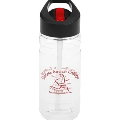 Clear Impact Line Up Bottle with Two-Tone Flip Straw Lid - 20 oz