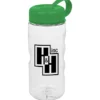 Clear Impact Mini Mountain Bottle with Tethered Lid - 22 oz