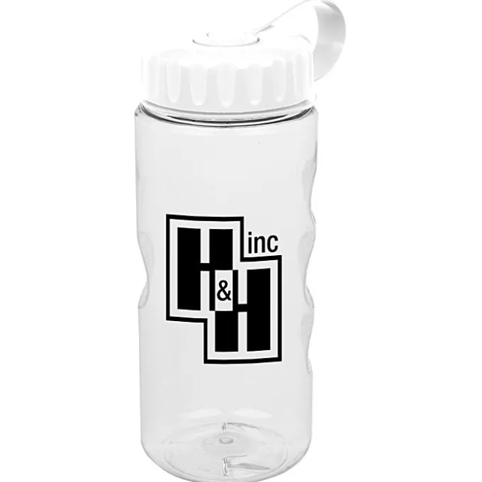 Clear Impact Mini Mountain Bottle with Tethered Lid - 22 oz