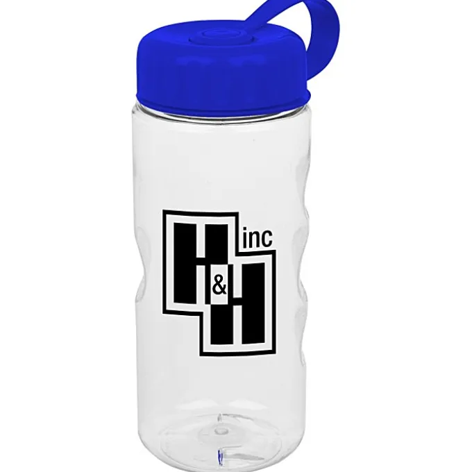 Clear Impact Mini Mountain Bottle with Tethered Lid - 22 oz