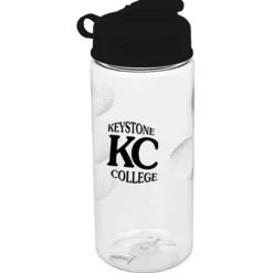 Clear Impact Mini Mountain Bottle with Flip Lid - 22 oz