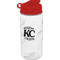 Clear Impact Mini Mountain Bottle with Flip Lid - 22 oz