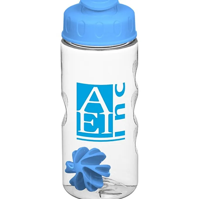 Clear Impact Mini Mountain Bottle with Flip Lid - 22 oz - Shaker