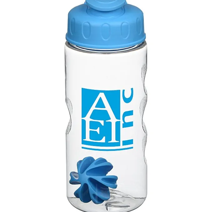 Clear Impact Mini Mountain Bottle with Flip Lid - 22 oz - Shaker