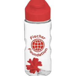 Clear Impact Mini Mountain Bottle with Flip Carry Lid - 22 oz - Shaker