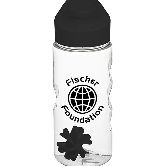 Clear Impact Mini Mountain Bottle with Flip Carry Lid - 22 oz - Shaker