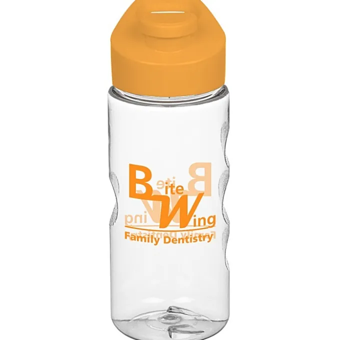 Clear Impact Mini Mountain Bottle with Flip Carry Lid - 22 oz