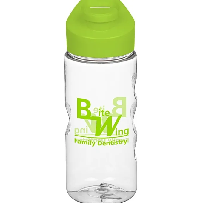 Clear Impact Mini Mountain Bottle with Flip Carry Lid - 22 oz