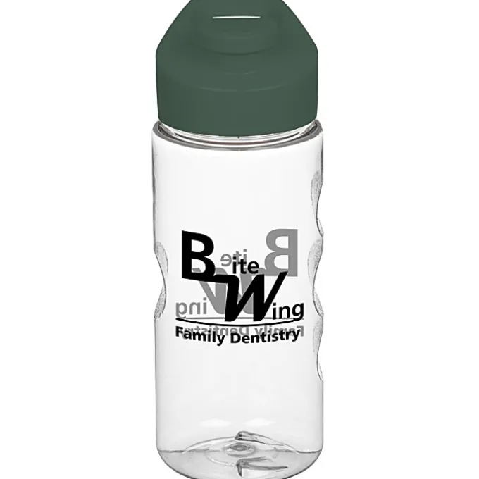 Clear Impact Mini Mountain Bottle with Flip Carry Lid - 22 oz