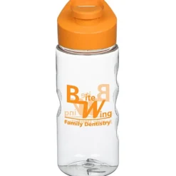 Clear Impact Mini Mountain Bottle with Flip Carry Lid - 22 oz