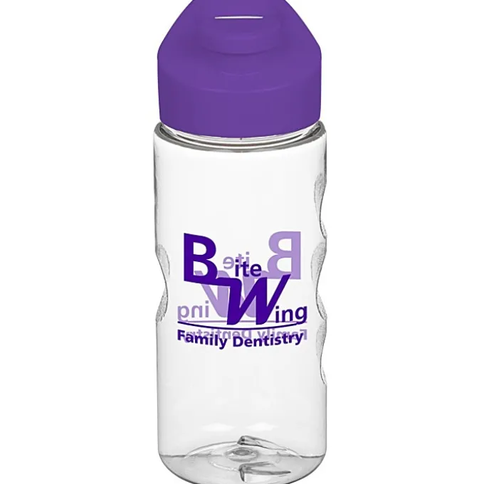 Clear Impact Mini Mountain Bottle with Flip Carry Lid - 22 oz