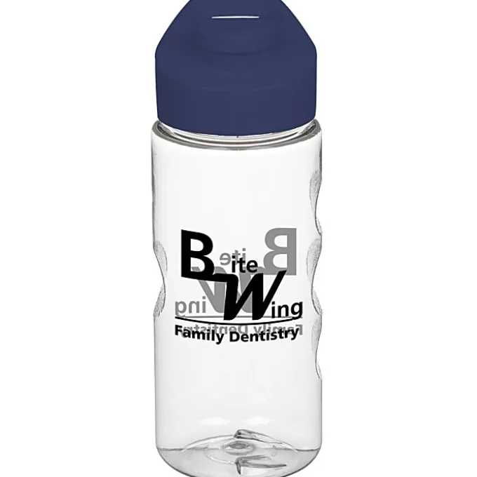 Clear Impact Mini Mountain Bottle with Flip Carry Lid - 22 oz