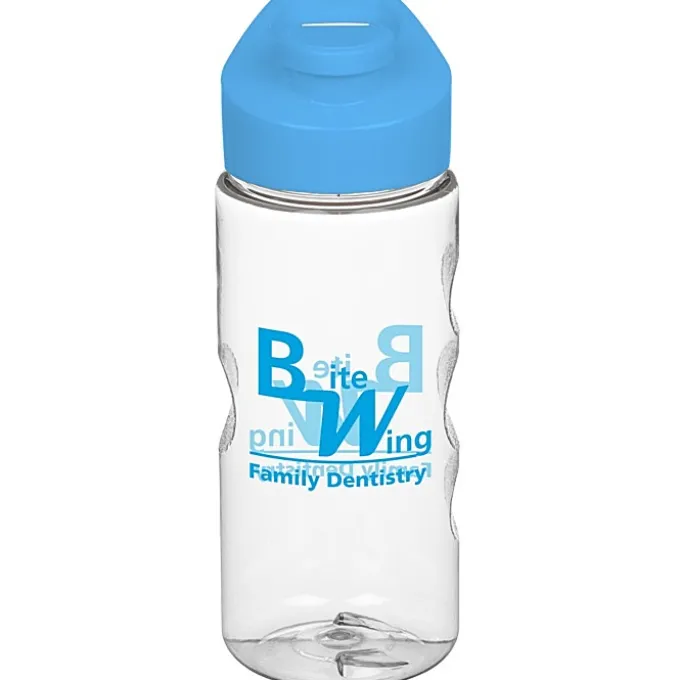 Clear Impact Mini Mountain Bottle with Flip Carry Lid - 22 oz